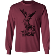 St. Michael - Men's LS Ultra Cotton T-Shirt CustomCat