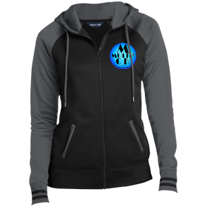 "Multi Clothing Brand L.L.C" - LST236 Ladies' Moisture Wick Full-Zip Hooded Jacket