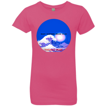 Multi Clothing Brand L.L.C - Purple Ocean - Girls' Princess T-Shirt CustomCat