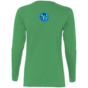 "Key To Success" - G540L Ladies' Cotton LS T-Shirt