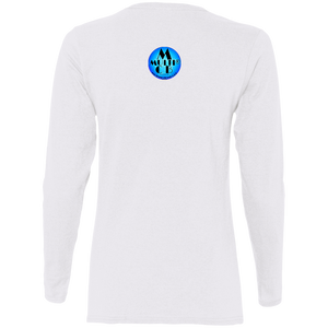 "Key To Success" - G540L Ladies' Cotton LS T-Shirt