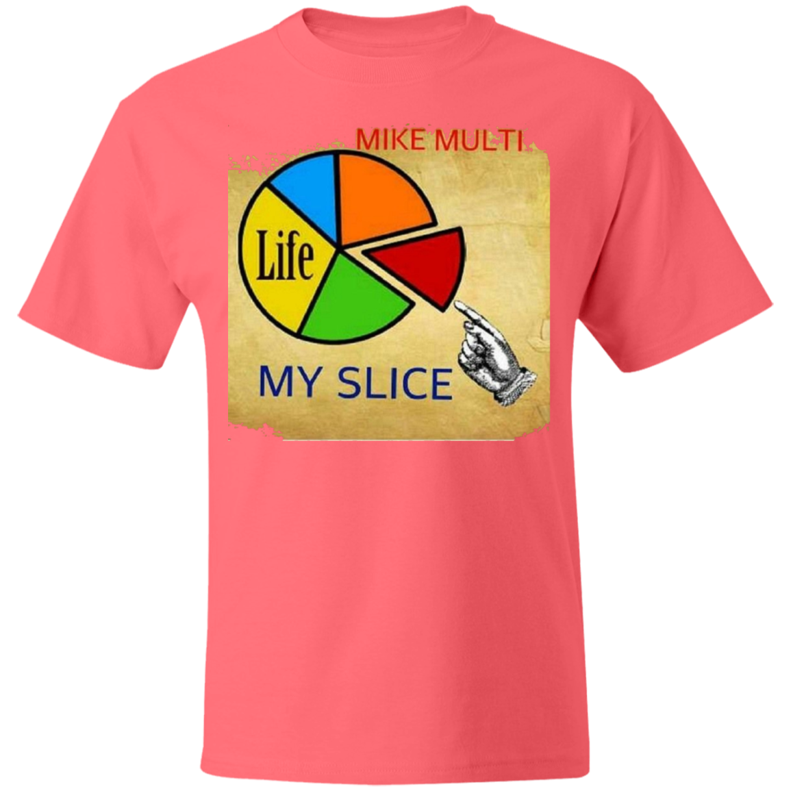 My Slice - Men's Beefy T-Shirt CustomCat