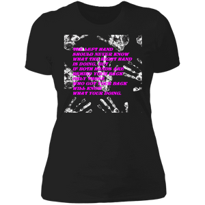 "Hands" - NL3900 Ladies' Boyfriend T-Shirt