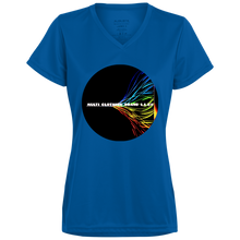 Multi Clothing Brand L.L.C - True Colors - Ladies’ Moisture-Wicking V-Neck Tee CustomCat