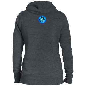 "Woman Wolf" - LST254 Ladies' Pullover Hooded Sweatshirt
