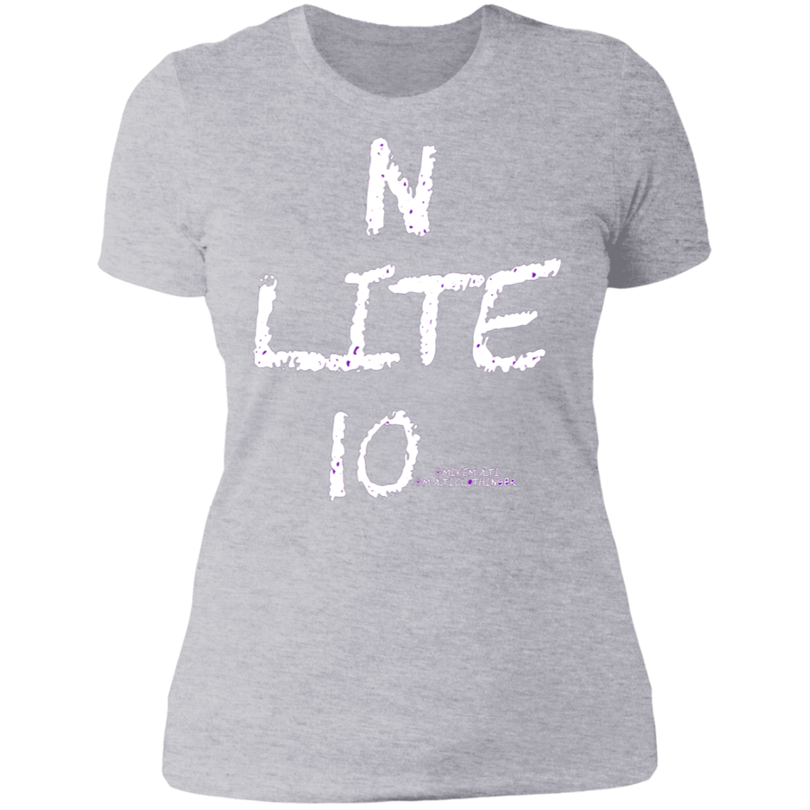 N Lite Ten - Ladies' Boyfriend T-Shirt CustomCat