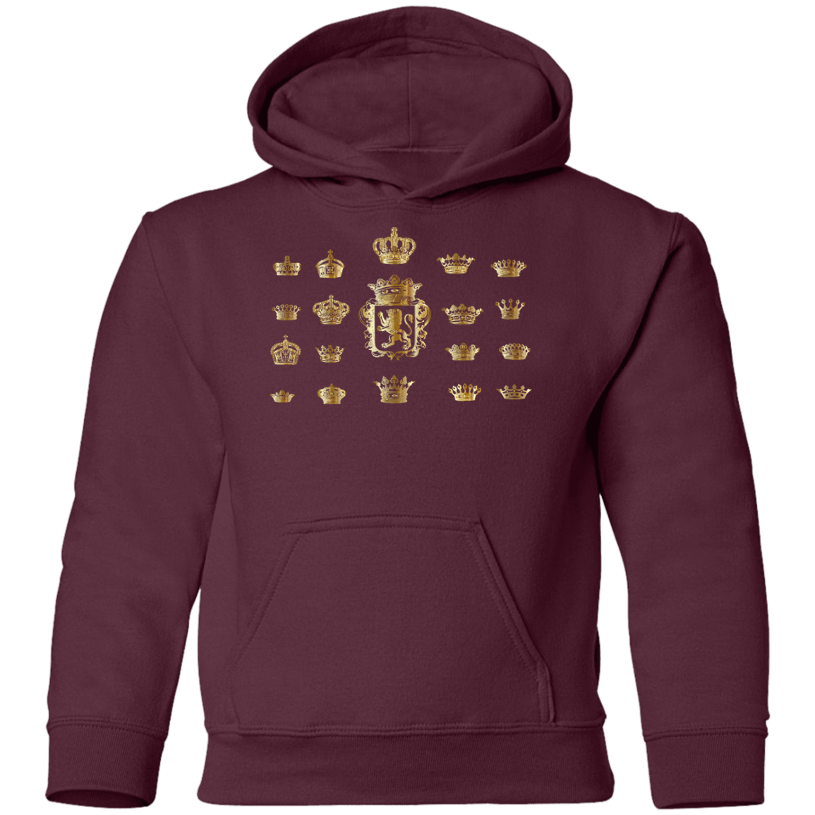 Royalty - Youth Pullover Hoodie CustomCat