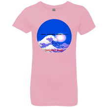 Multi Clothing Brand L.L.C - Purple Ocean - Girls' Princess T-Shirt CustomCat