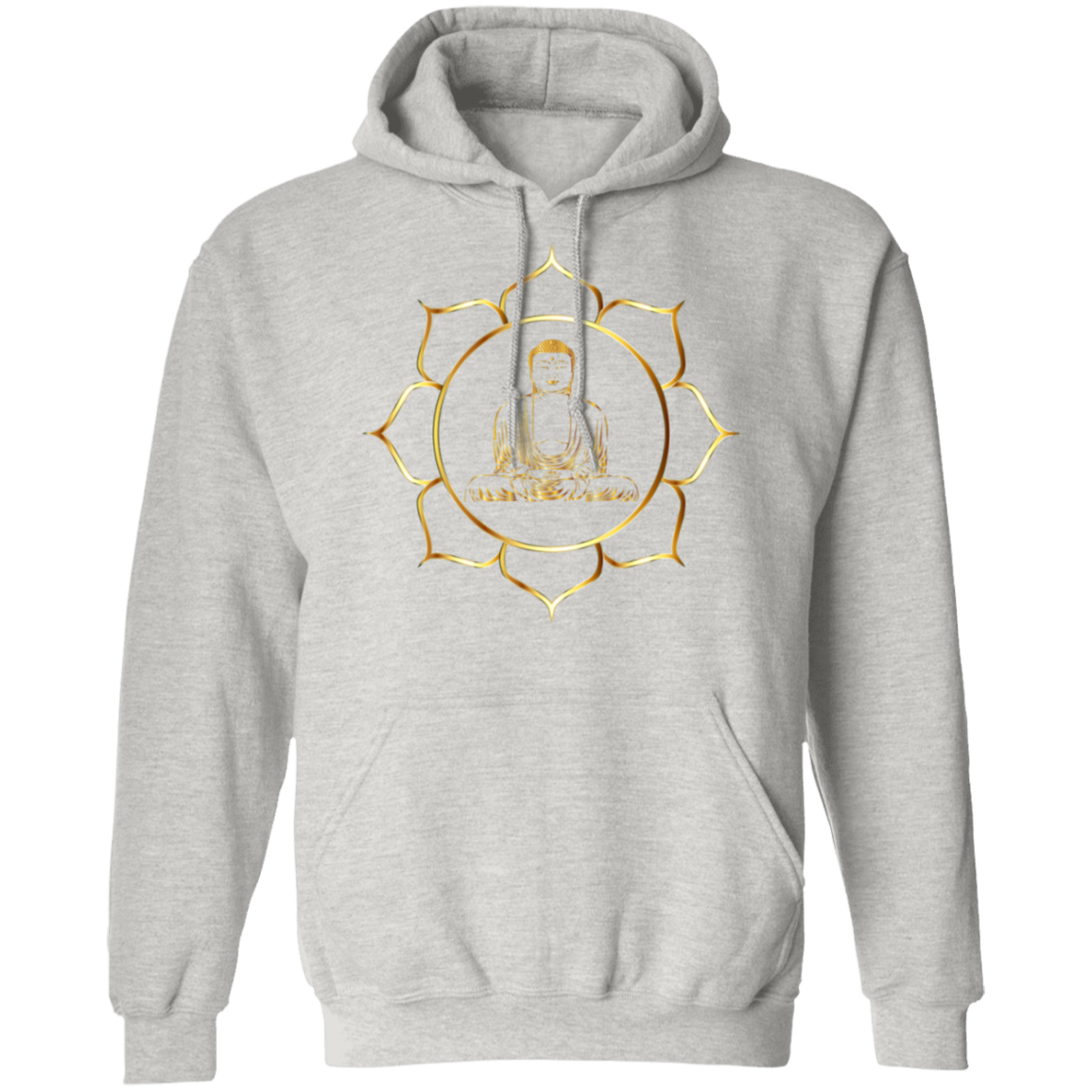 The Buddha - Men's Pullover Hoodie CustomCat