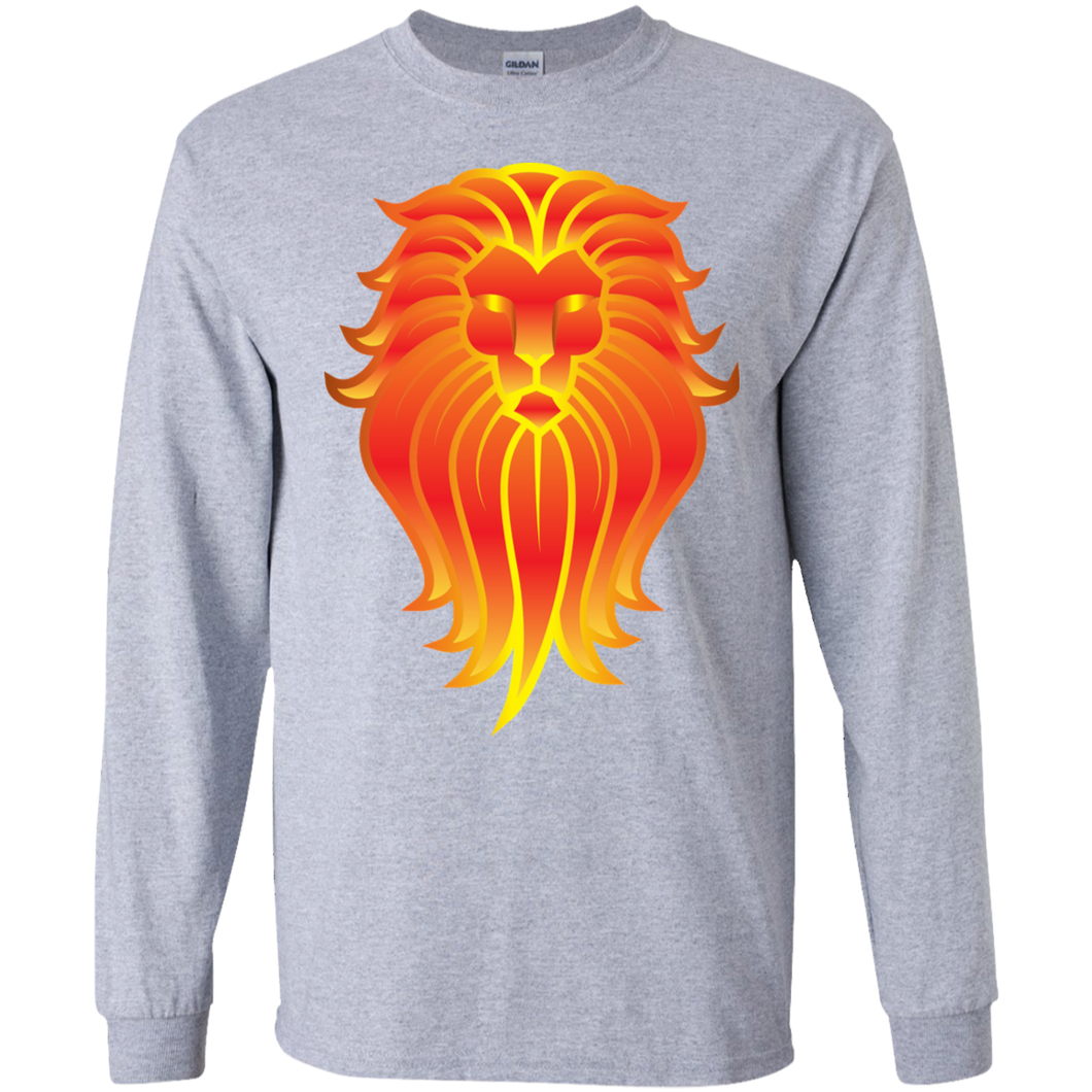 The Lion - Youth LS T-Shirt CustomCat