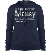 Money - Ladies' Pullover Hooded Sweatshirt CustomCat