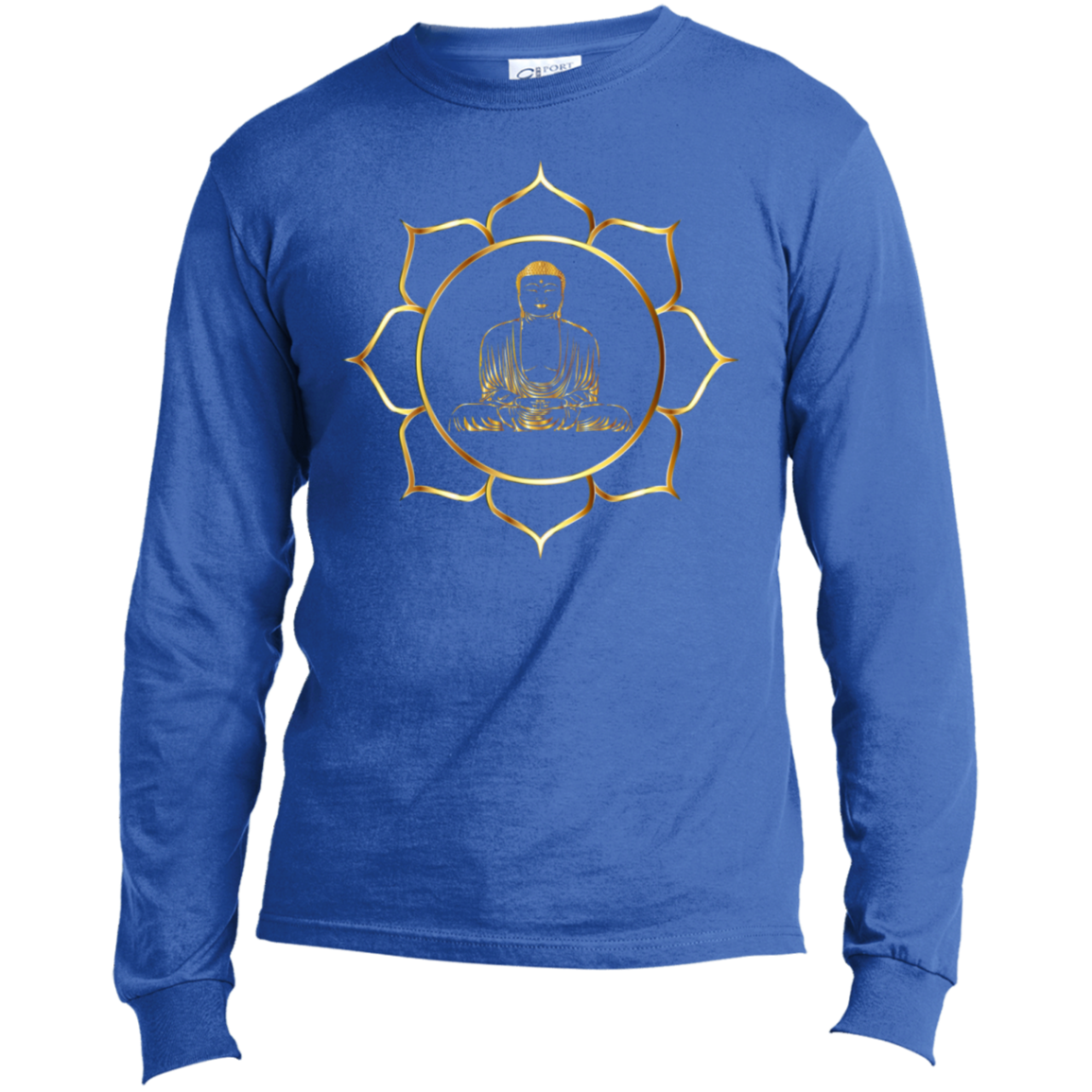 The Buddha - Men's Long Sleeve Made in the US T-Shirt CustomCat