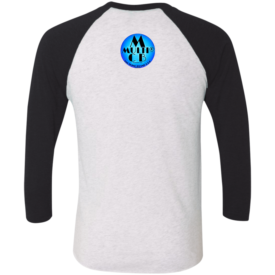 Multi - Be Your Own Motivation - Men's Tri-Blend 3/4 Sleeve Raglan T-Shirt
