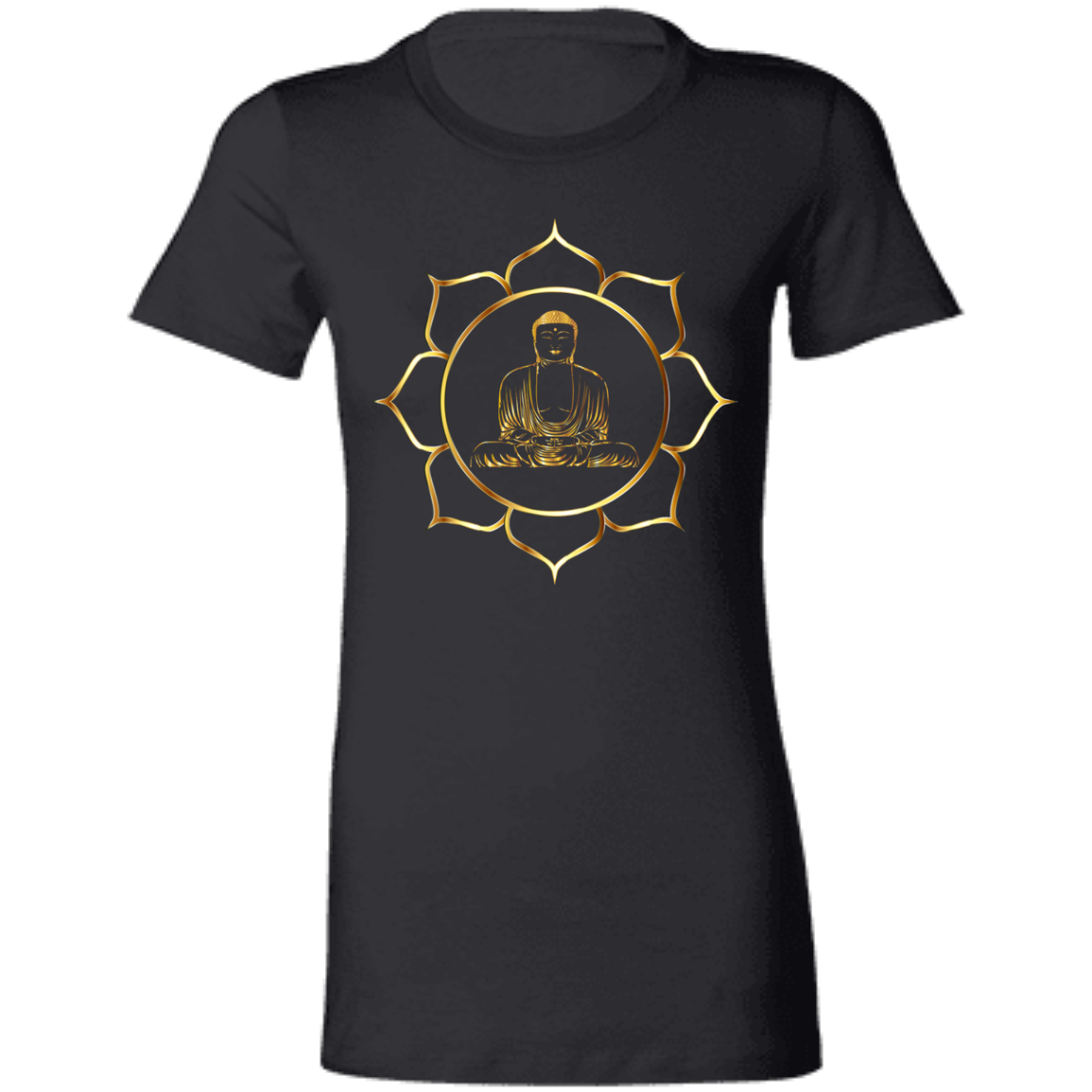 The Buddha - Ladies' Favorite T-Shirt CustomCat