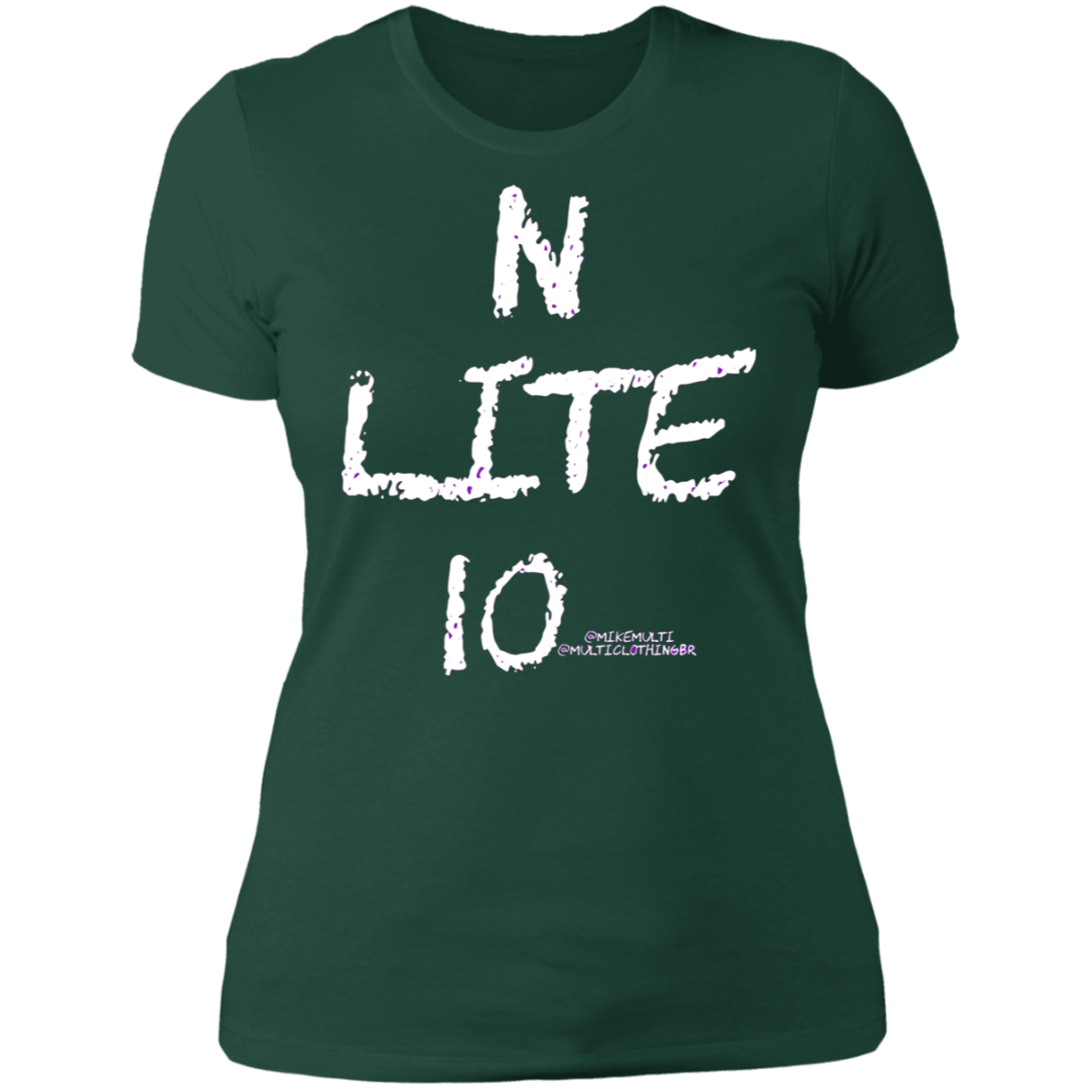 N Lite Ten - Ladies' Boyfriend T-Shirt CustomCat