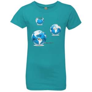 "You Can Change The World" - NL3710 Girls' Princess T-Shirt