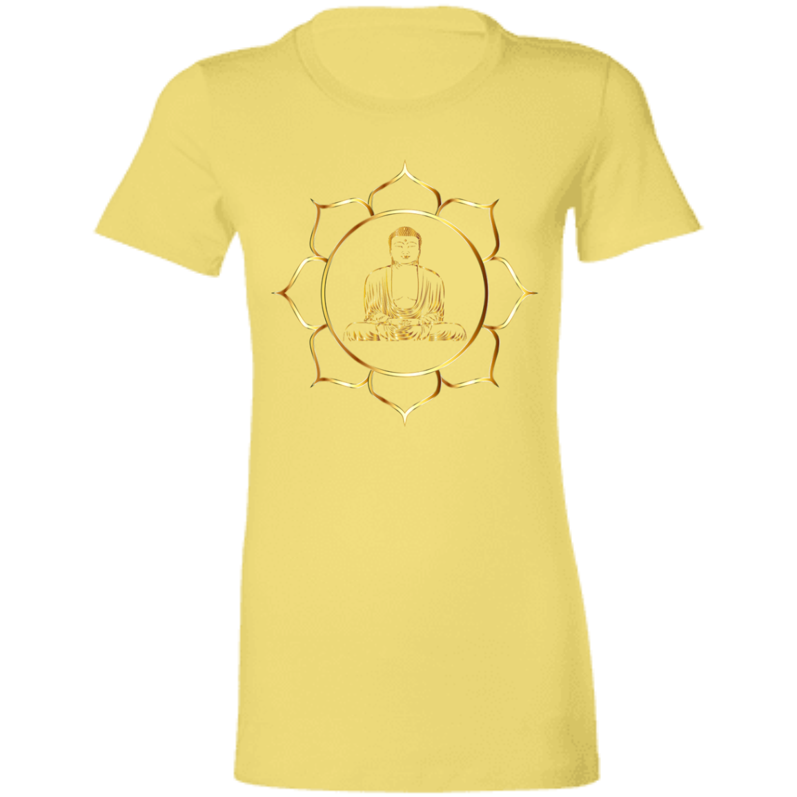 The Buddha - Ladies' Favorite T-Shirt CustomCat