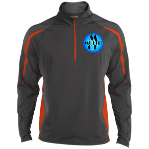"Multi Clothing Brand L.L.C" - ST851 Men's Sport Wicking Colorblock 1/2 Zip