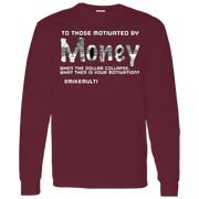 Money - Men's LS T-Shirt 5.3 oz. CustomCat