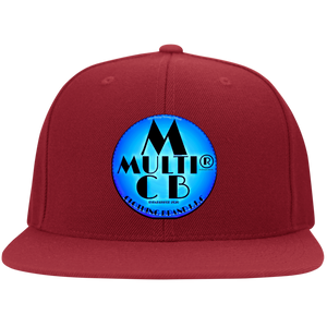 "Multi Clothing Brand L.L.C" - 6297F Embroidered Flat Bill Twill Flexfit Cap CustomCat