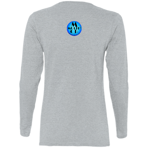 "Key To Success" - G540L Ladies' Cotton LS T-Shirt