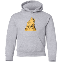 "Wolf Howling" - G185B Youth Pullover Hoodie