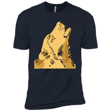 "Wolf Howling" - NL3310 Boys' Cotton T-Shirt