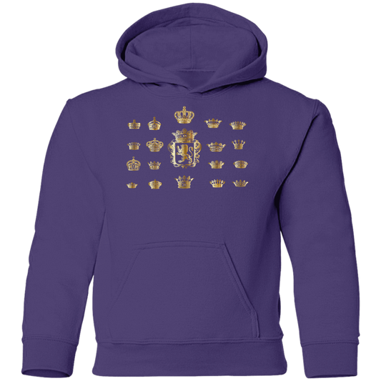 Royalty - Youth Pullover Hoodie CustomCat