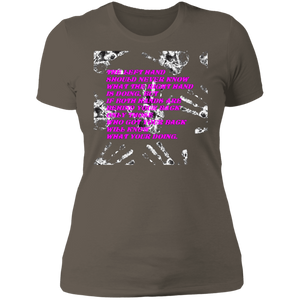 "Hands" - NL3900 Ladies' Boyfriend T-Shirt