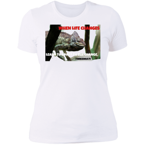 "Learn To Adapt To Change" - NL3900 Ladies' Boyfriend T-Shirt