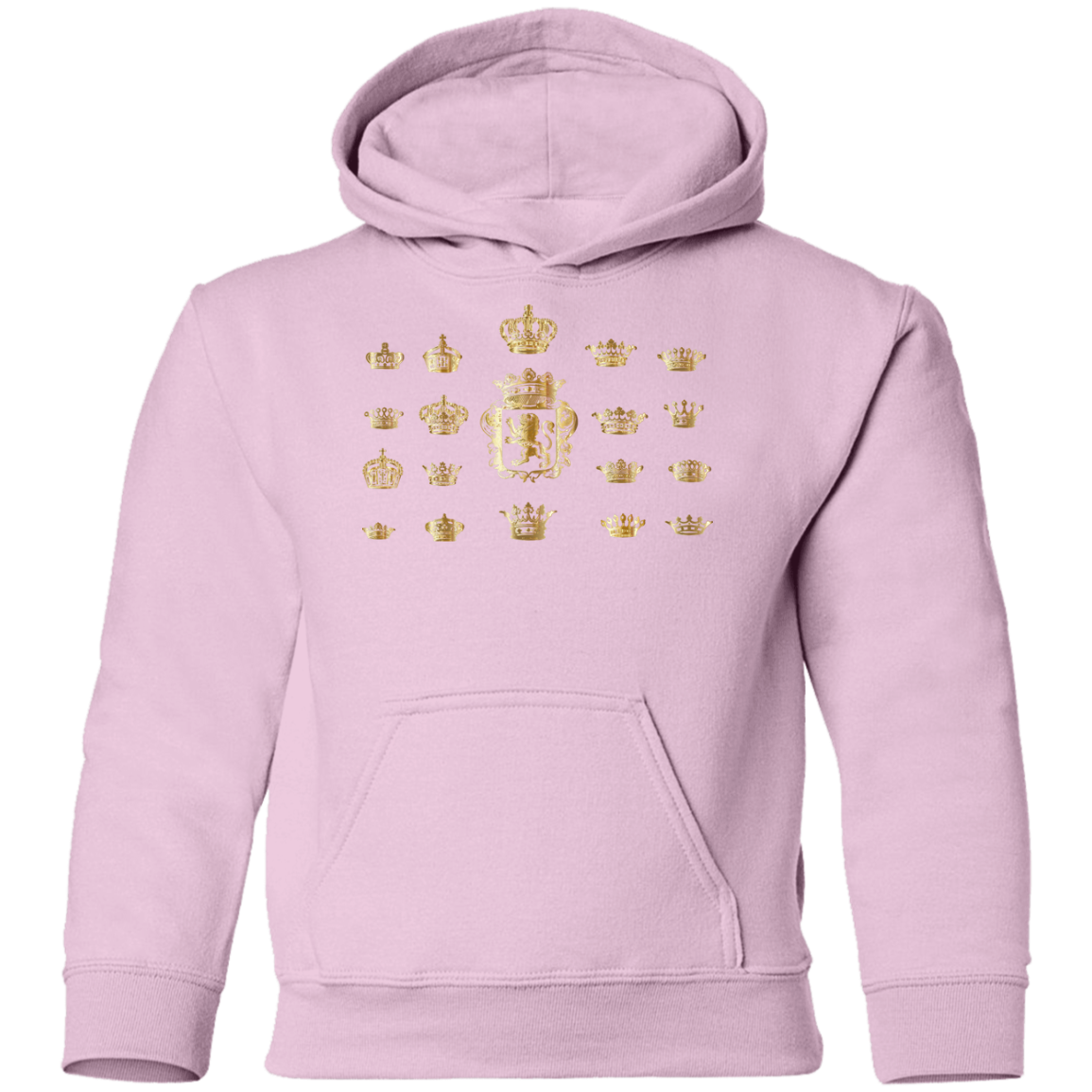 Royalty - Youth Pullover Hoodie CustomCat