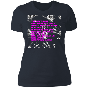 "Hands" - NL3900 Ladies' Boyfriend T-Shirt