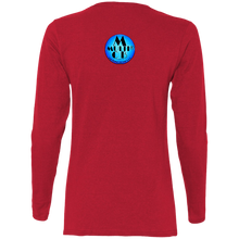 "Moral Compass" - G540L Ladies' Cotton LS T-Shirt