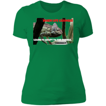 "Learn To Adapt To Change" - NL3900 Ladies' Boyfriend T-Shirt