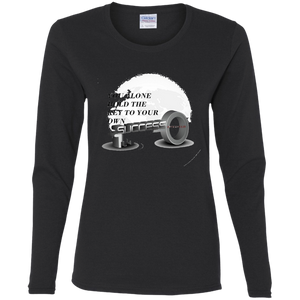 "Key To Success" - G540L Ladies' Cotton LS T-Shirt