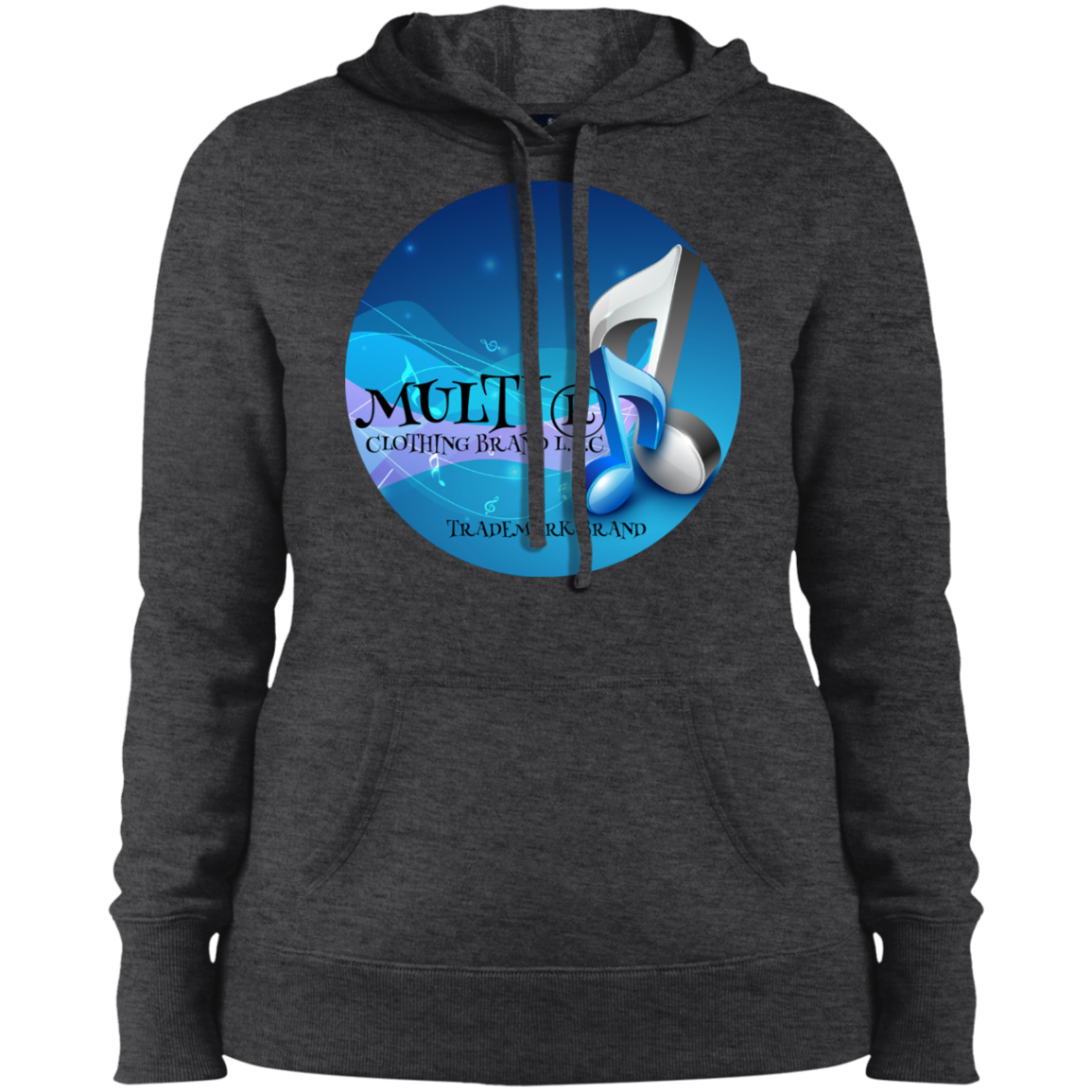 Multi Clothing Brand L.L.C - Music - Ladies' Pullover Hooded Sweatshirt CustomCat