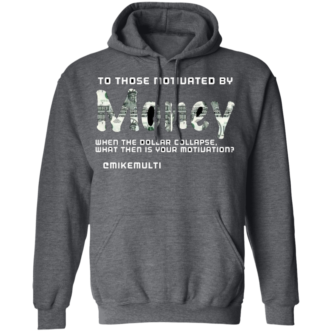 Money - Men's Pullover Hoodie CustomCat