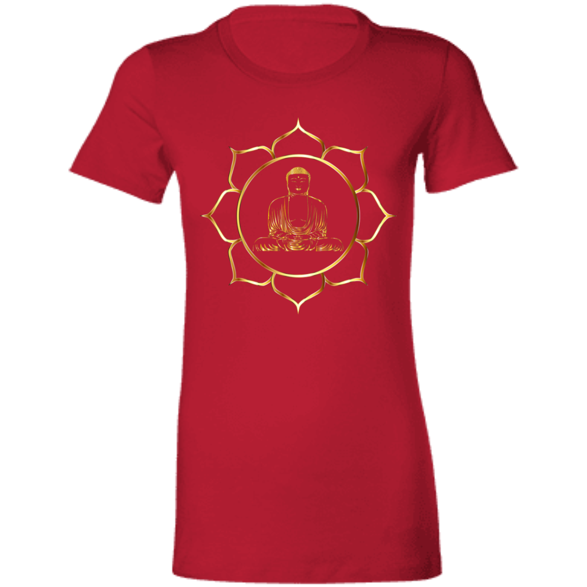 The Buddha - Ladies' Favorite T-Shirt CustomCat