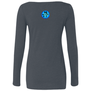 "Save Those That Want To Be Saved" - NL6731 Ladies' Triblend LS Scoop