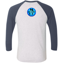 "Multi Clothing Brand L.L.C - True Colors" - Men's NL6051 Tri-Blend 3/4 Sleeve Raglan T-Shirt