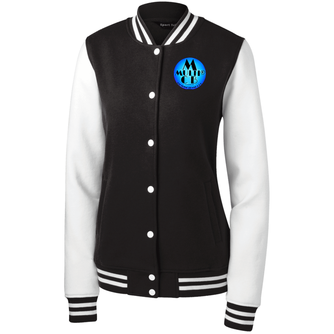 Multi Clothing Brand L.L.C - Ladies' Fleece Letterman Jacket CustomCat