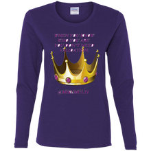 "Validation" - G540L Ladies' Cotton LS T-Shirt