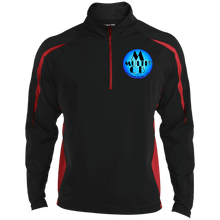 "Multi Clothing Brand L.L.C" - ST851 Men's Sport Wicking Colorblock 1/2 Zip