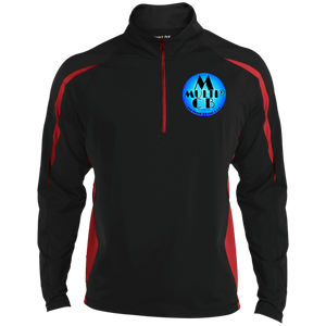 "Multi Clothing Brand L.L.C" - ST851 Men's Sport Wicking Colorblock 1/2 Zip