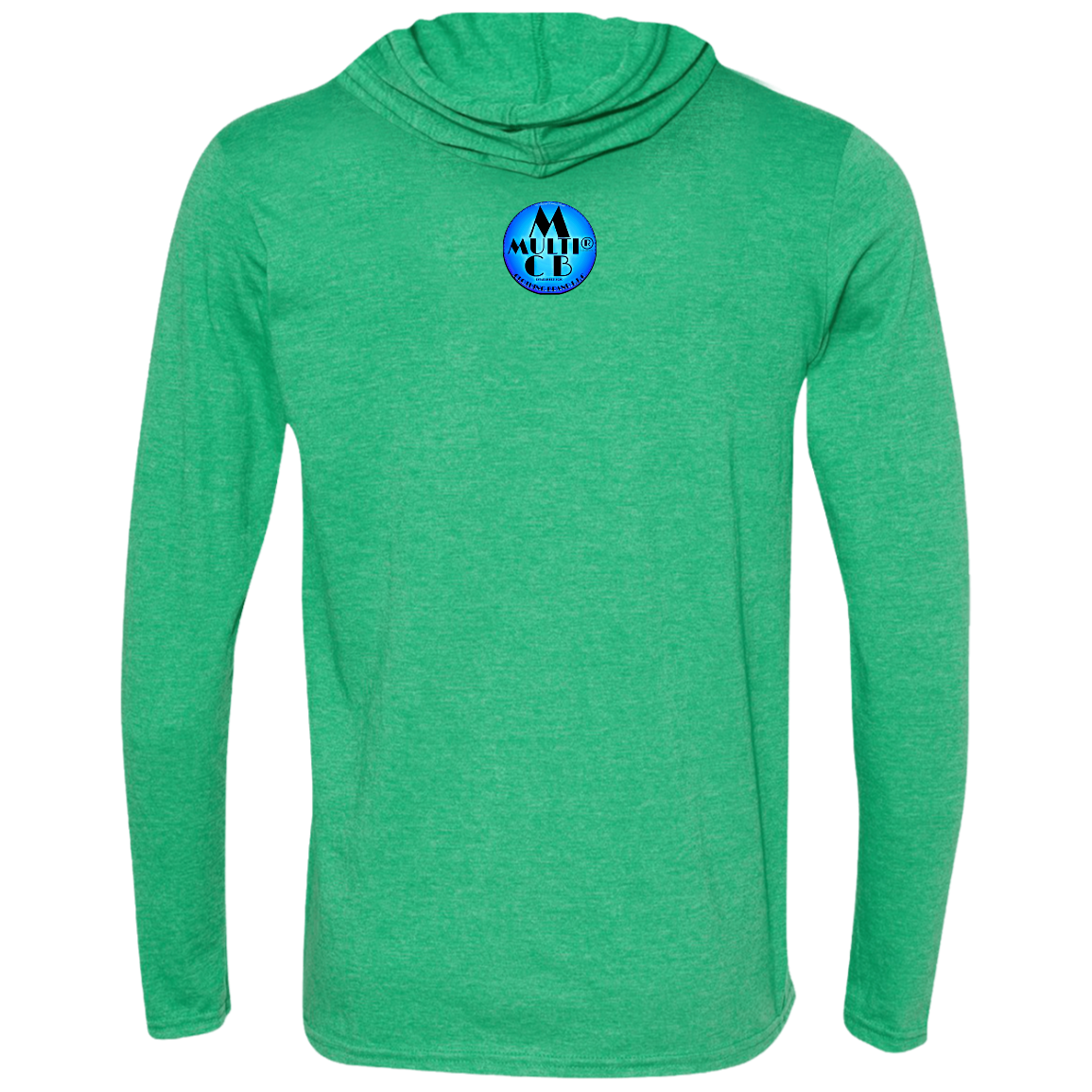 Hands - Men's LS T-Shirt Hoodie CustomCat