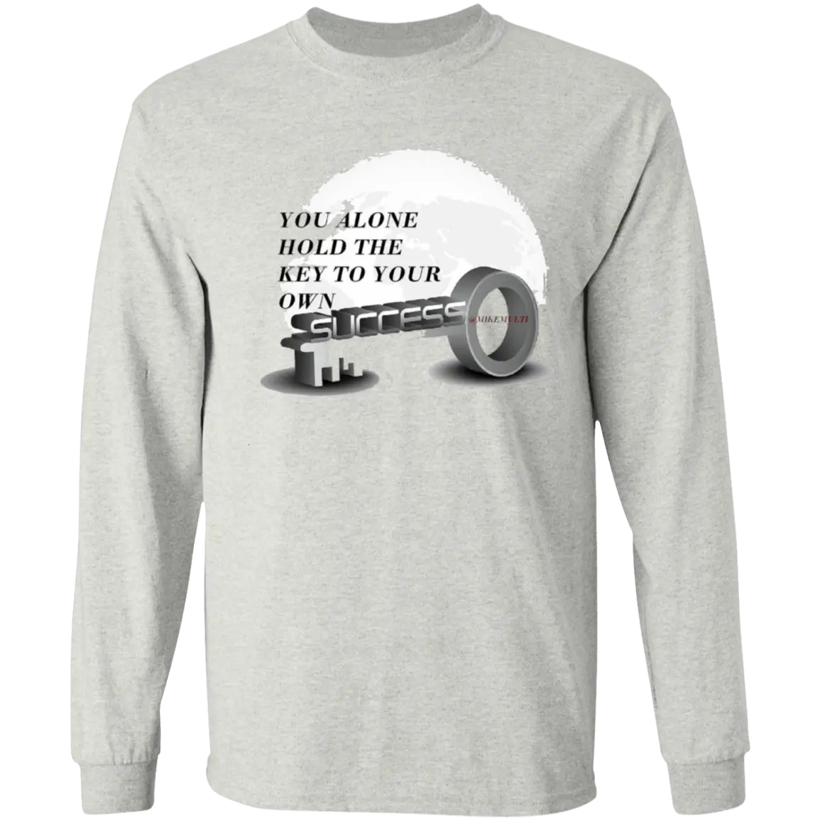 Key To Success Men's LS T-Shirt CustomCat