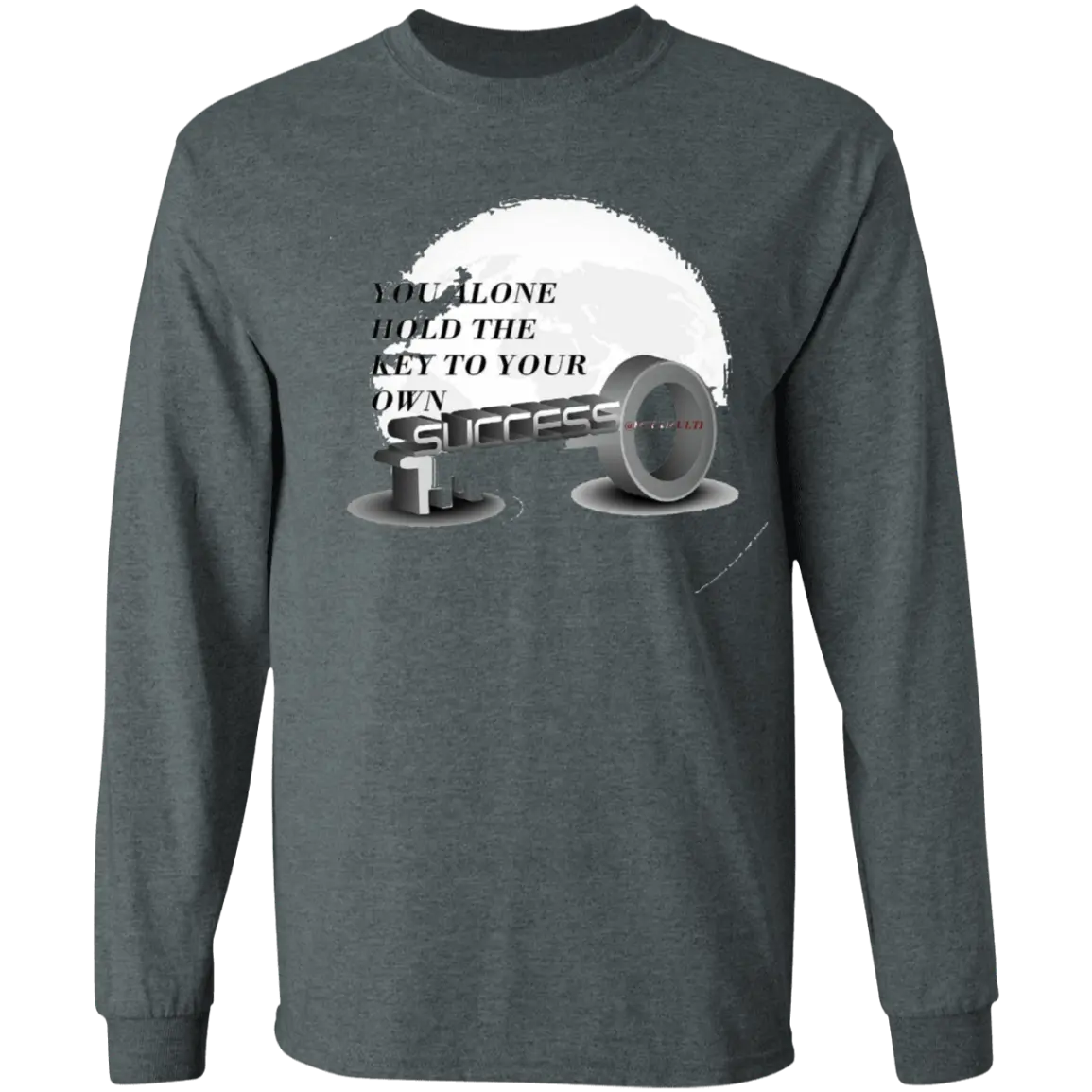 Key To Success Men's LS T-Shirt CustomCat