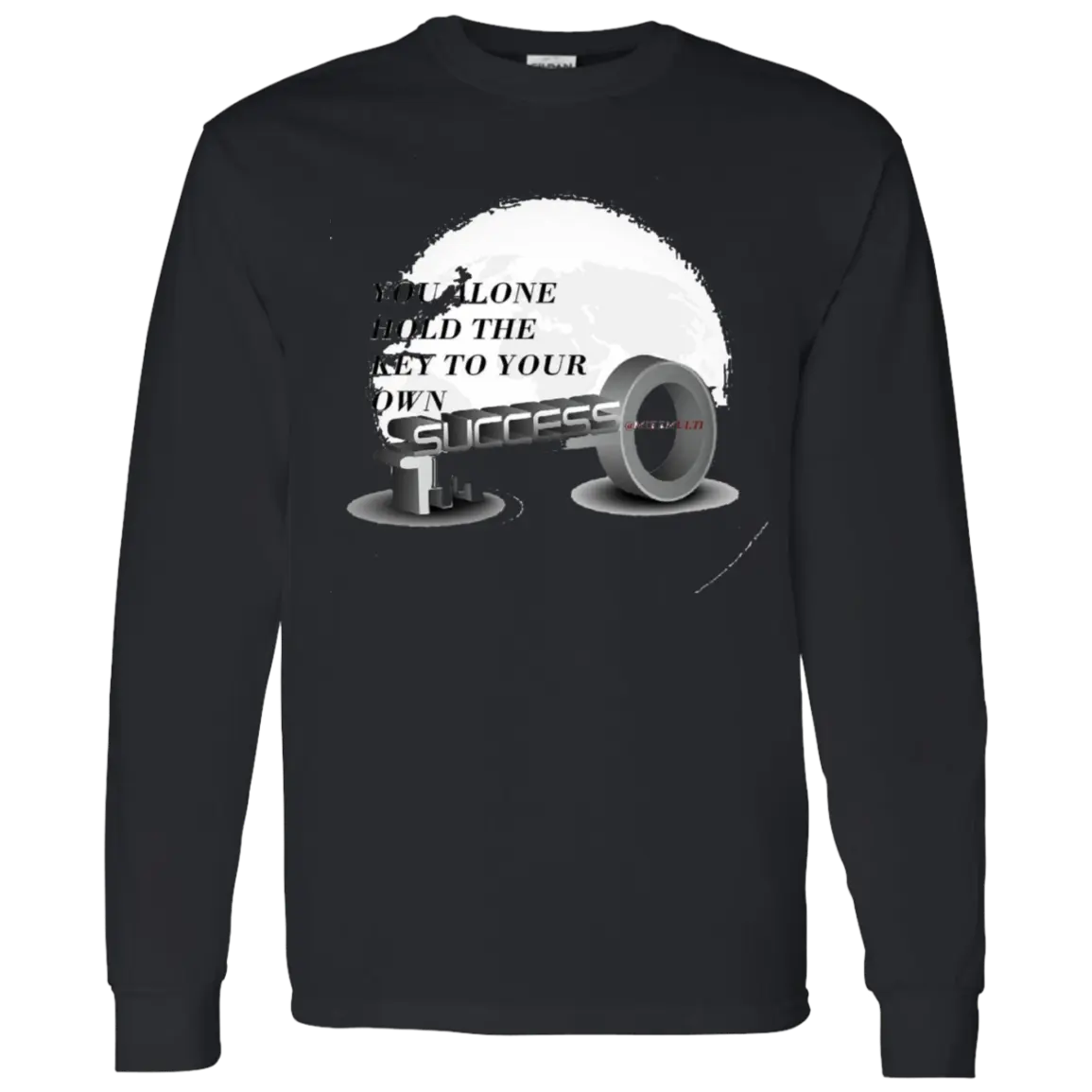 Key To Success Men's LS T-Shirt CustomCat