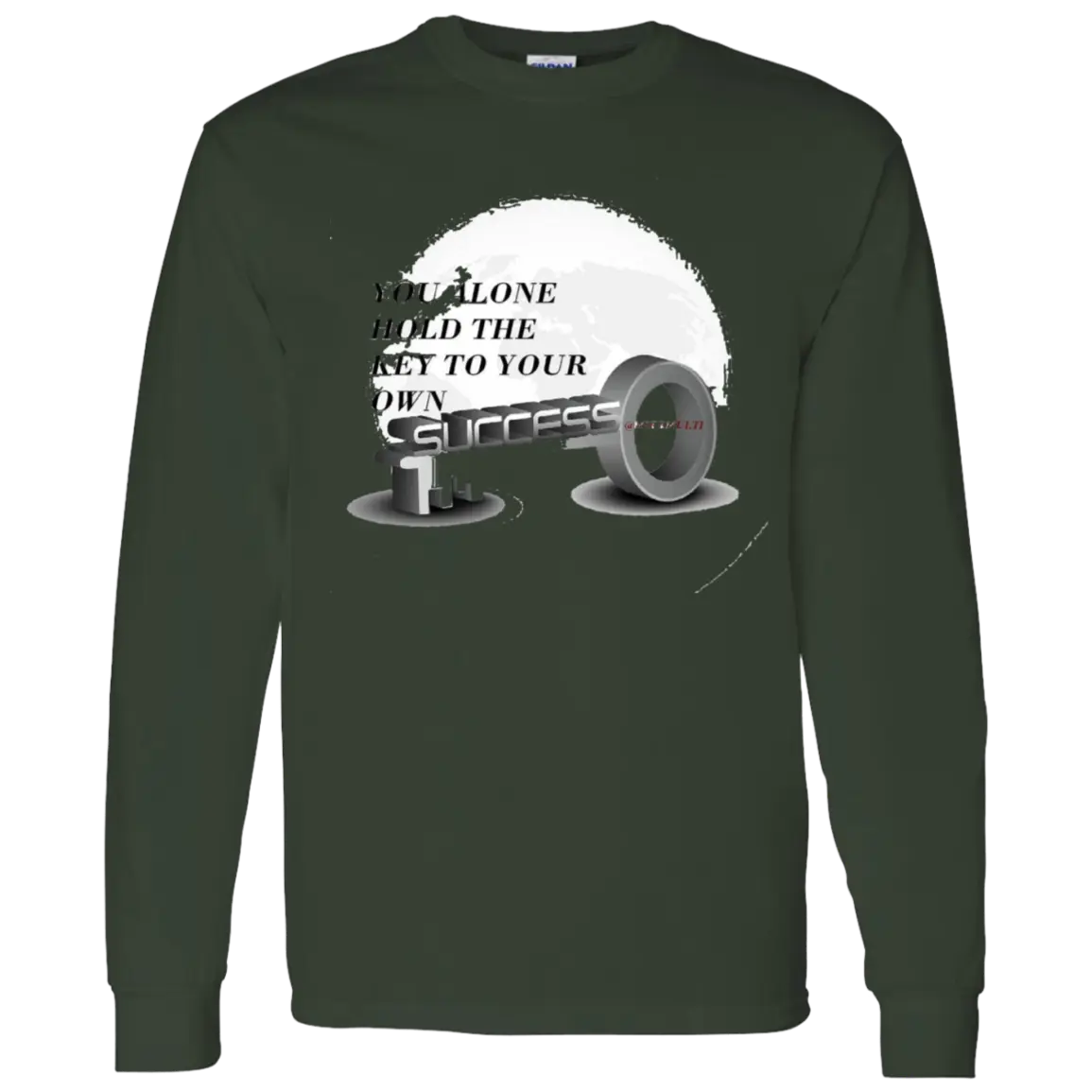 Key To Success Men's LS T-Shirt CustomCat