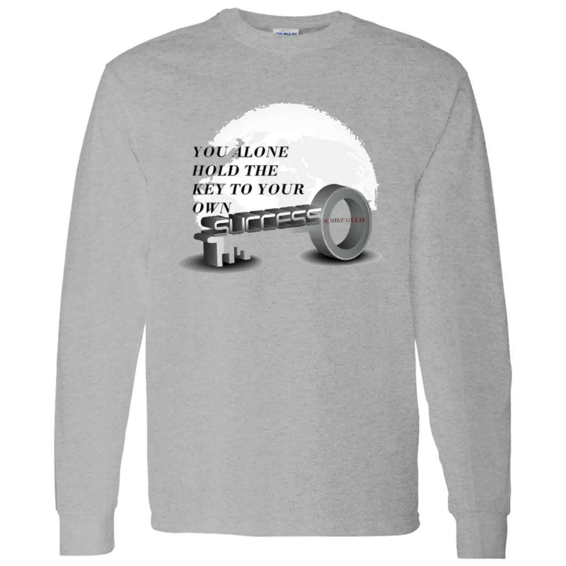 Key To Success Men's LS T-Shirt CustomCat